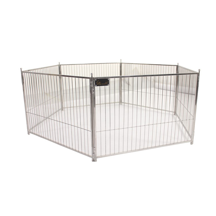 Solidpet蘇力 寵物籠 貓籠狗籠 不鏽鋼方通圍欄 小號 (STC-304-367) (img2)