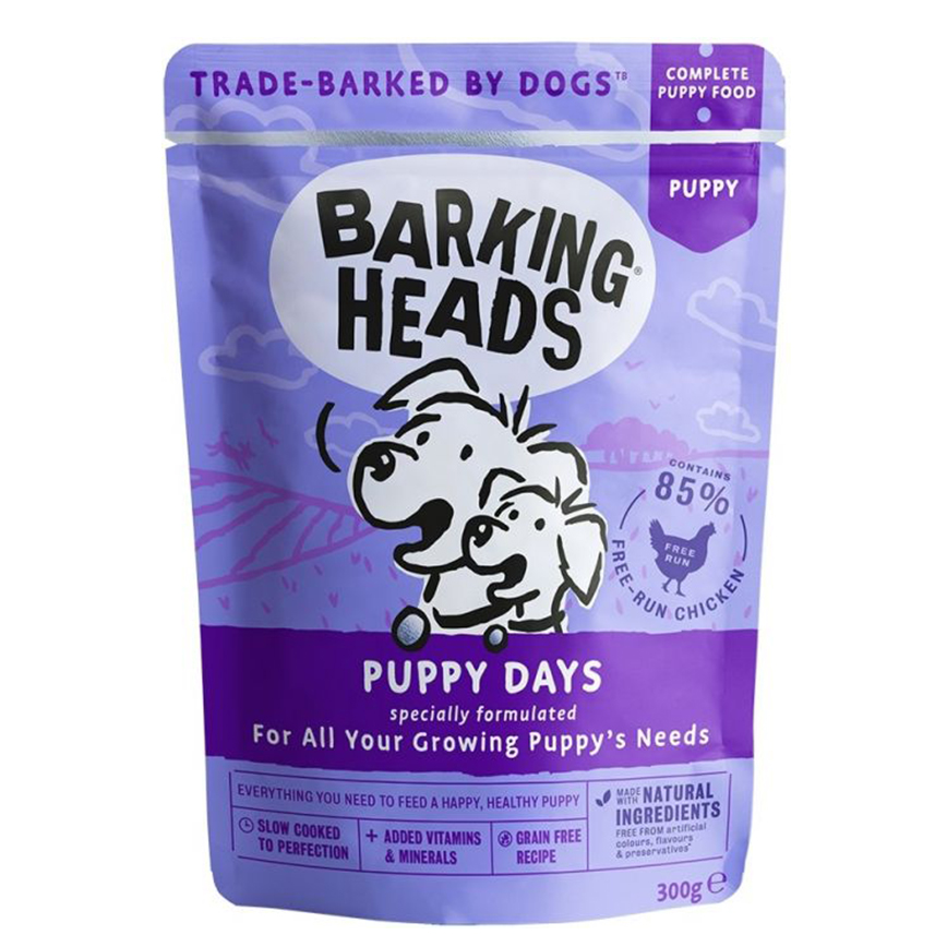 Barking Heads 狗濕糧 無穀物食用濕包 幼犬配方 雞肉 300g (BHWP) (紫色) (新舊包裝隨機) (img2)