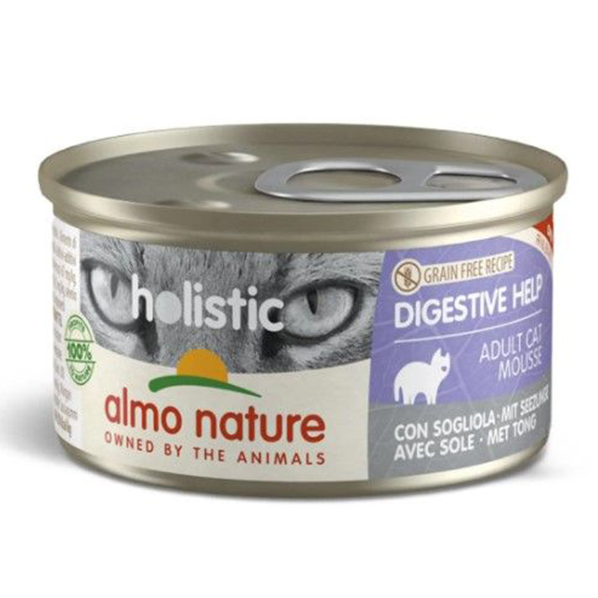 Almo Nature Holistic 貓罐頭 腸胃護理 鰈魚配方 85g (112) (img2)