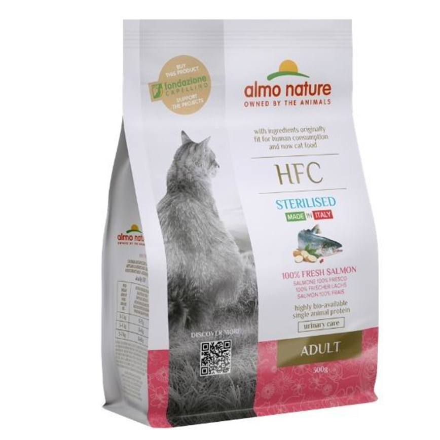 Almo Nature HFC 成貓或絕育貓糧 新鮮三文魚 1.2kg (9161) (img2)