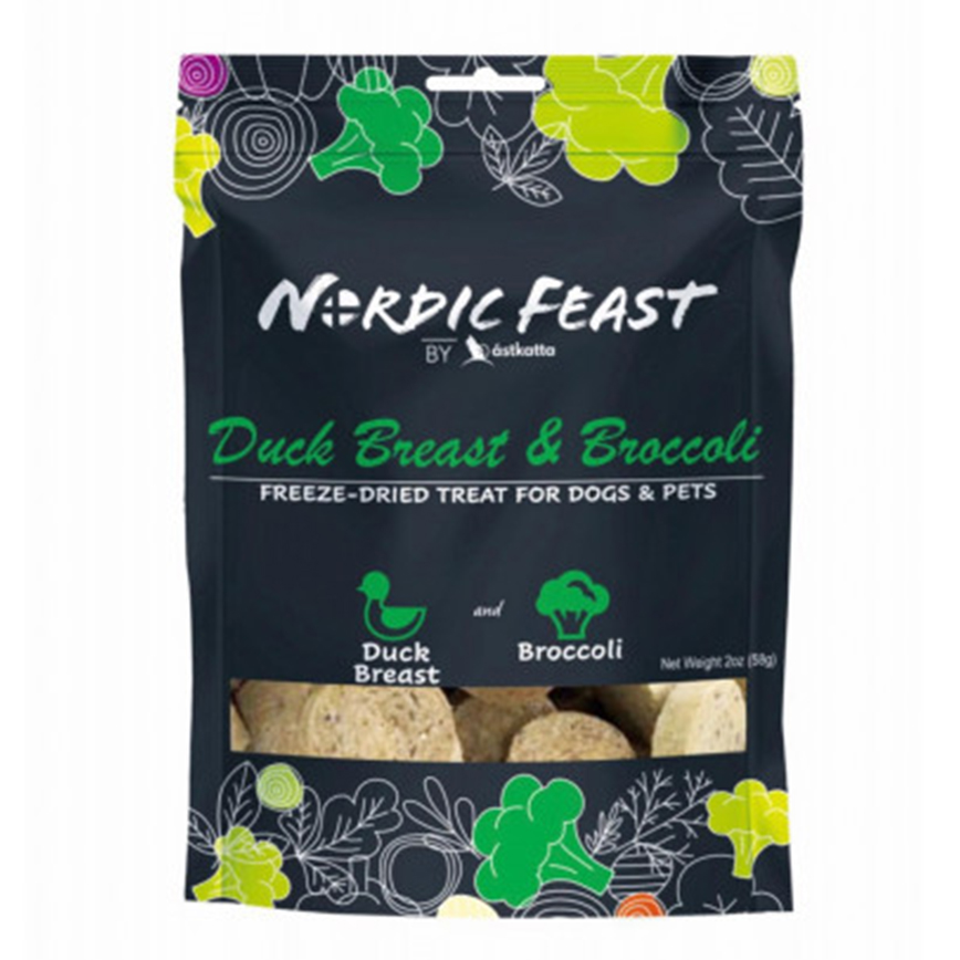 Nordic Feast 凍乾貓狗小食 鴨胸+西蘭花 58g (P00087) (img2)