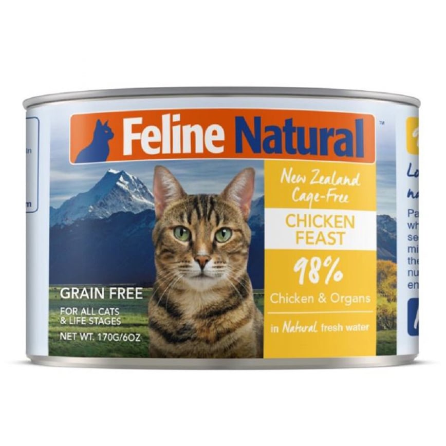 Feline Natural 主食貓罐頭 雞肉盛宴 170g (F9-C-C170) (img2)