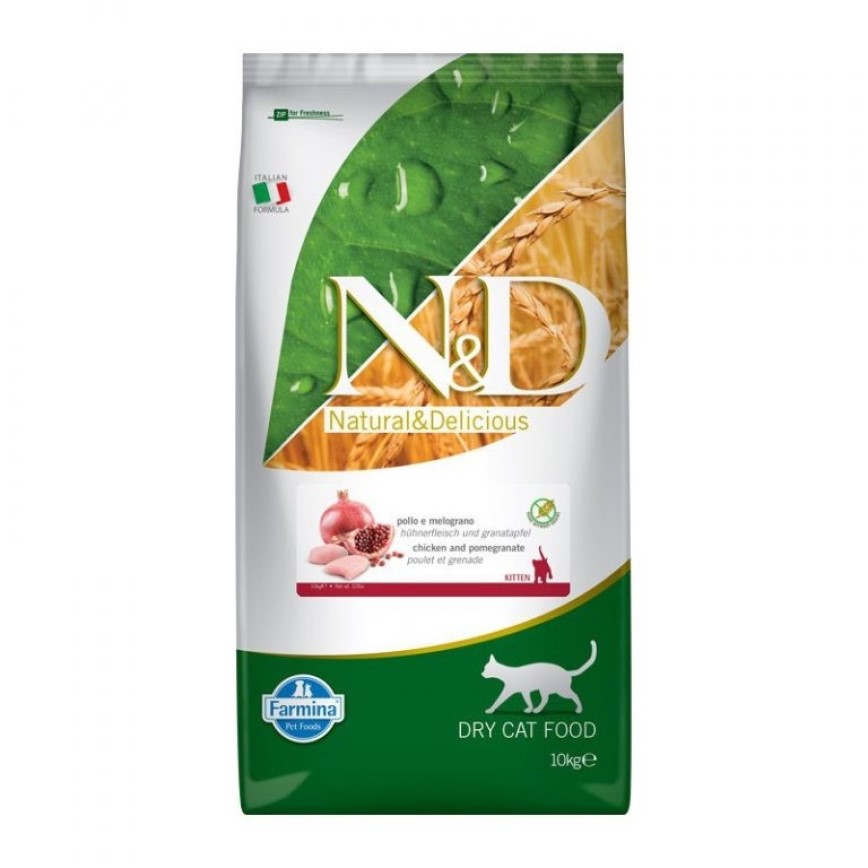 Farmina N&D Dry Cat Food Prime for Kitten Chicken & Pomegranate 10kg (img2)