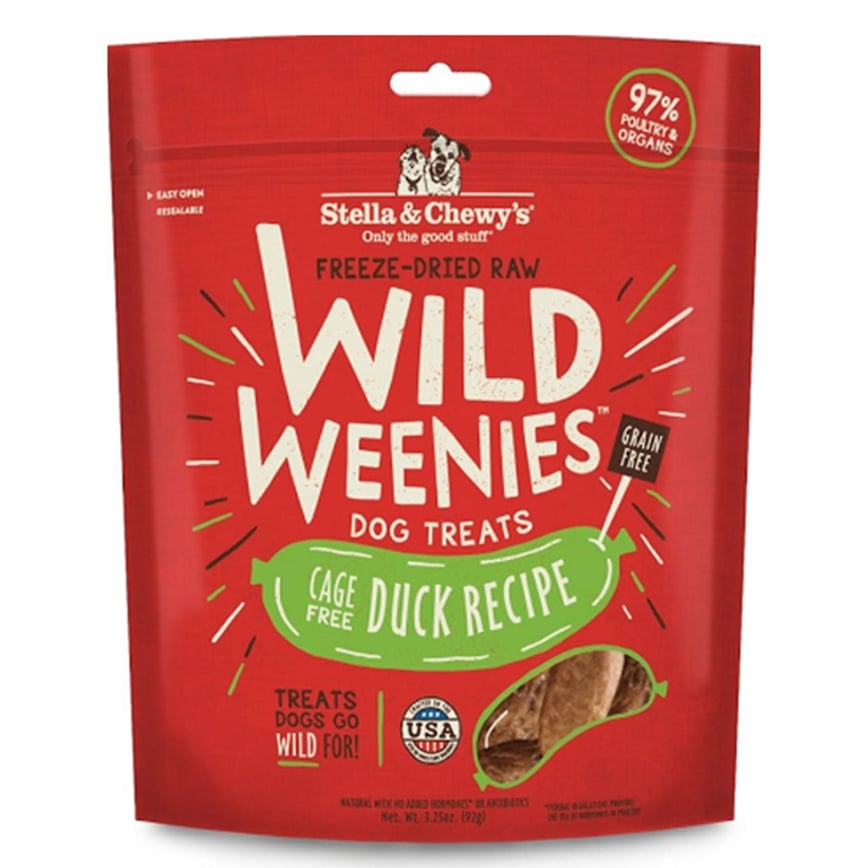 Stella & Chewy's Dog Treats Freeze-Dried Raw Butcher-Shop Quality Treats Cage-Free Duck Recipe 3.25oz (WW-DK-3.25) (img2)