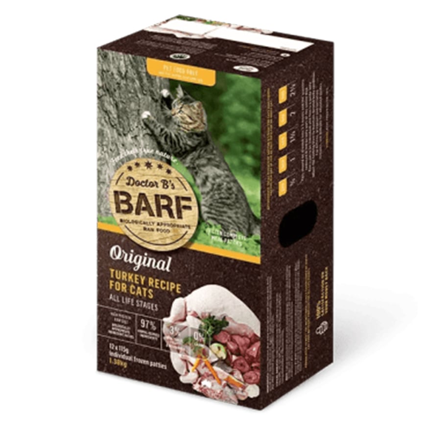 Dr. B 急凍貓糧 火雞肉 1.38kg (DR_C_T) (需冷藏) (img2)
