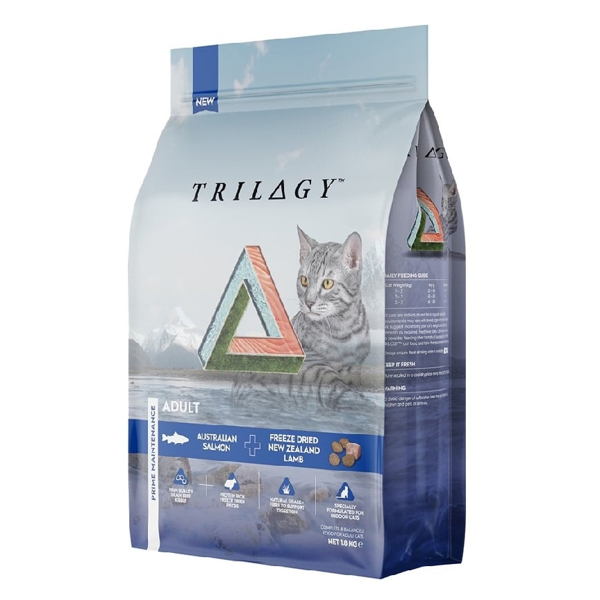 Trilogy Dry Cat Food Australian Salmon+5% New Zealand Lamb for Adult 5kg (TRS-003/TRS-002) (img2)