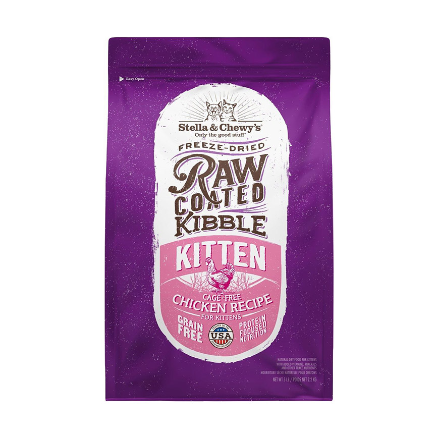 Stella & Chewy's 貓糧 凍乾生肉外層低溫烘焙乾糧 放養雞幼貓配方 2.5lb (CRC-KIT-2.5) (img2)