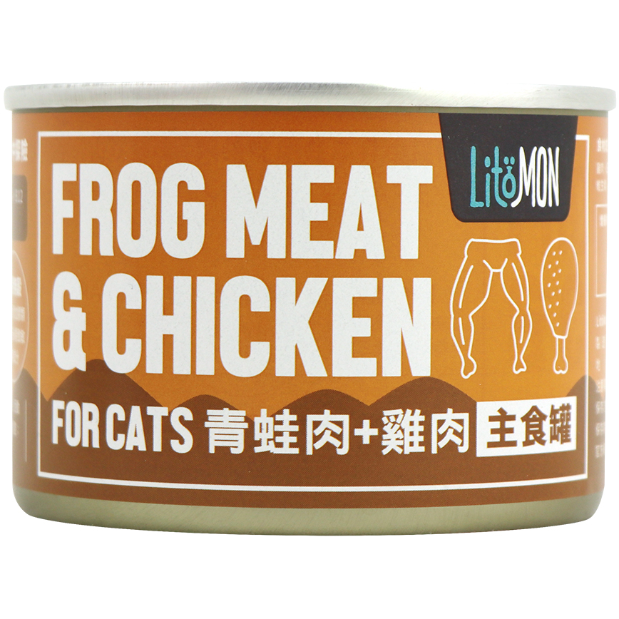 怪獸部落 野味貓主食罐 青蛙雞肉 165g (A016) (img2)