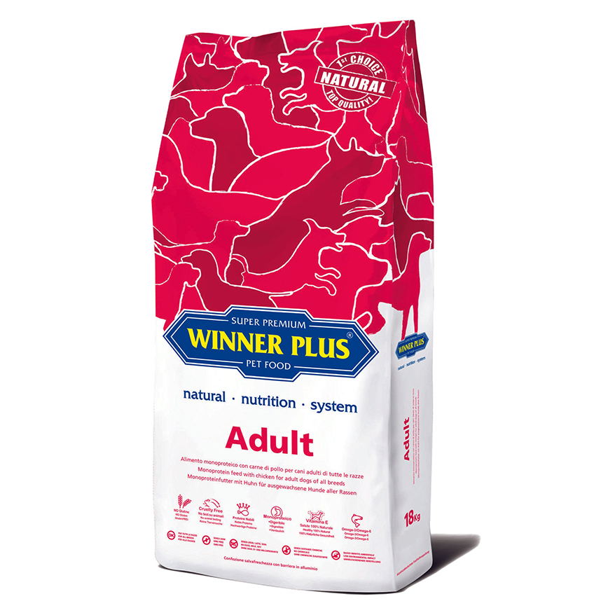 WINNER PLUS Dry Dog Food Adult 18kg (12018) (img2)