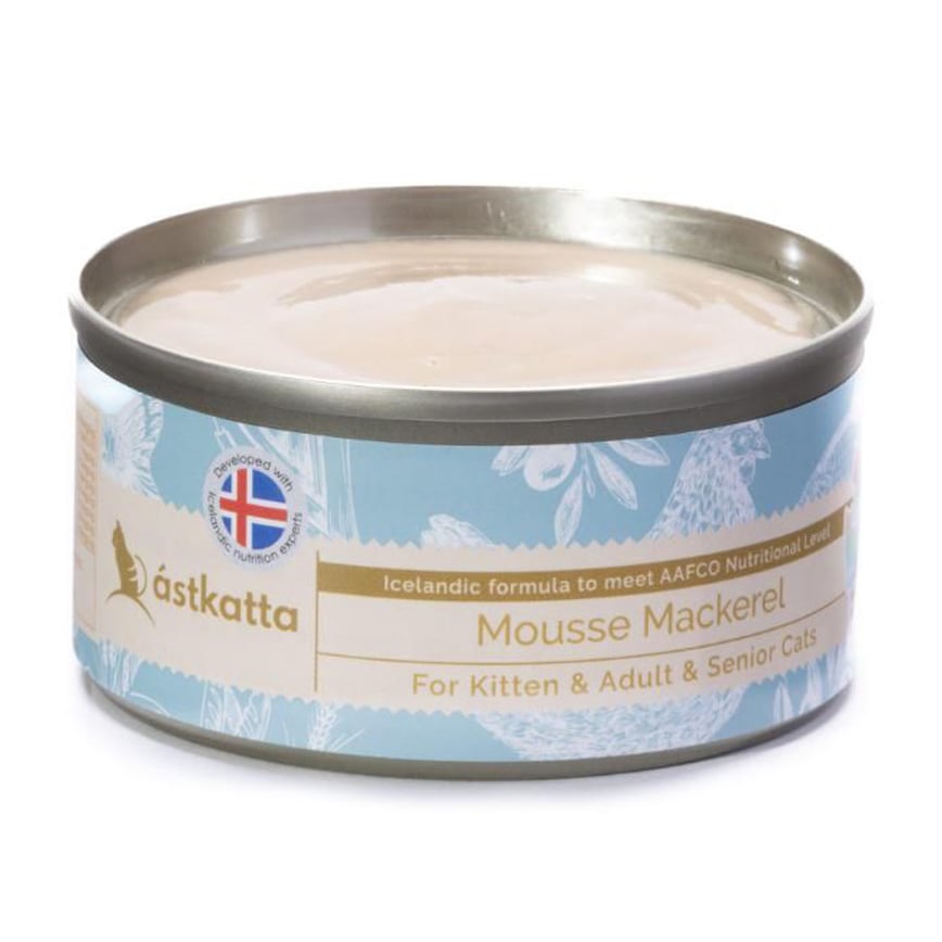 Astkatta a Mackerel mousse Cat Can 80g (P00133) (img2)