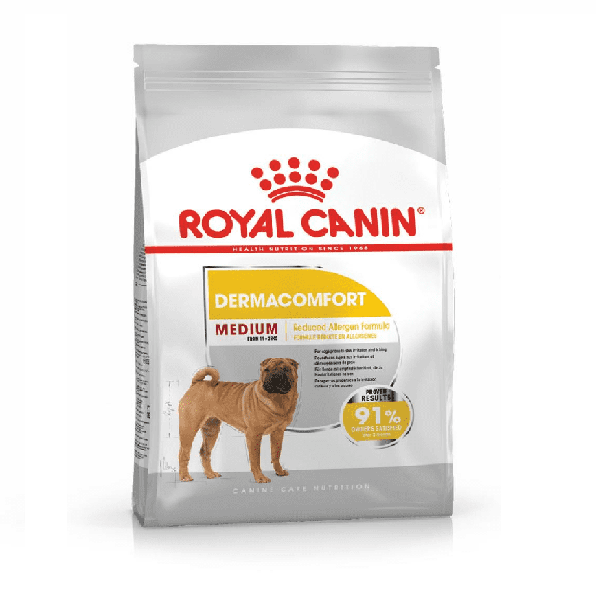 Royal Canin Dry Dog Food Medium Dermacomfort Adult Dog 3kg (2719200) (img2)