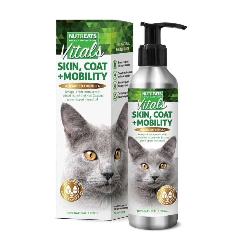 Nutreats Skin, Coat + Mobility Oil for cats 200ml (5204200) (img2)