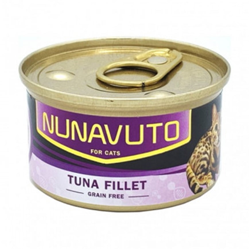 NUNAVUTO 無穀物貓罐 吞拿魚片 80g (NU202390) (img2)