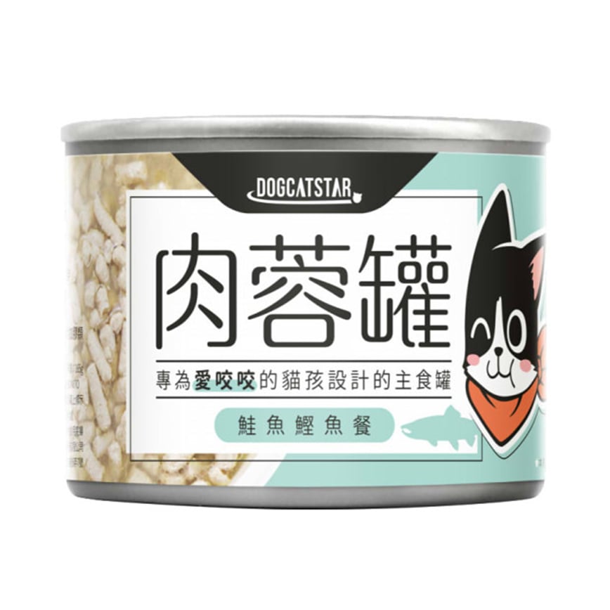 汪喵星球 貓罐頭 DogCatStar 貓用98% 咬咬肉蓉主食罐 虱目魚 165g (FM213) (img2)