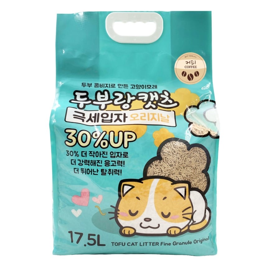 豆腐與貓 極幼條1.5mm 咖啡味 17.5L (CL-104) (img2)