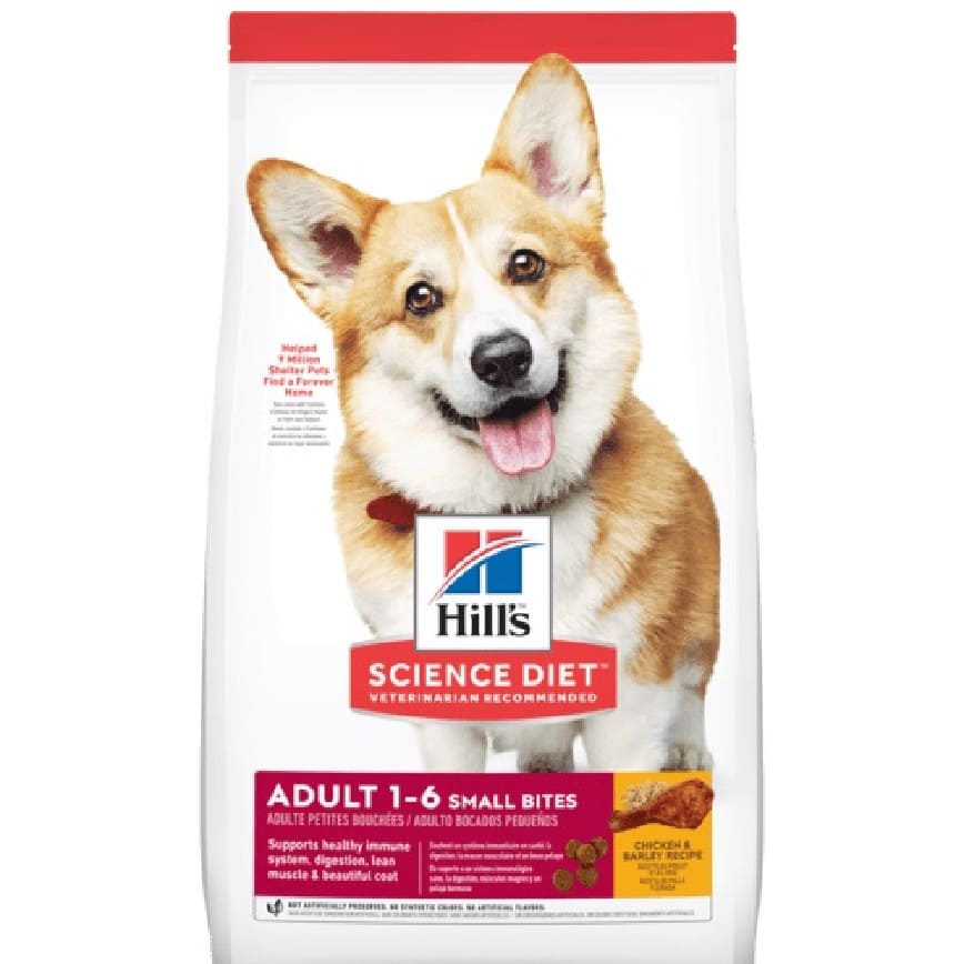 Hills 狗糧 成犬細粒糧 Adult Small Bites 12kg (604464) (新舊包裝隨機發貨) (img2)