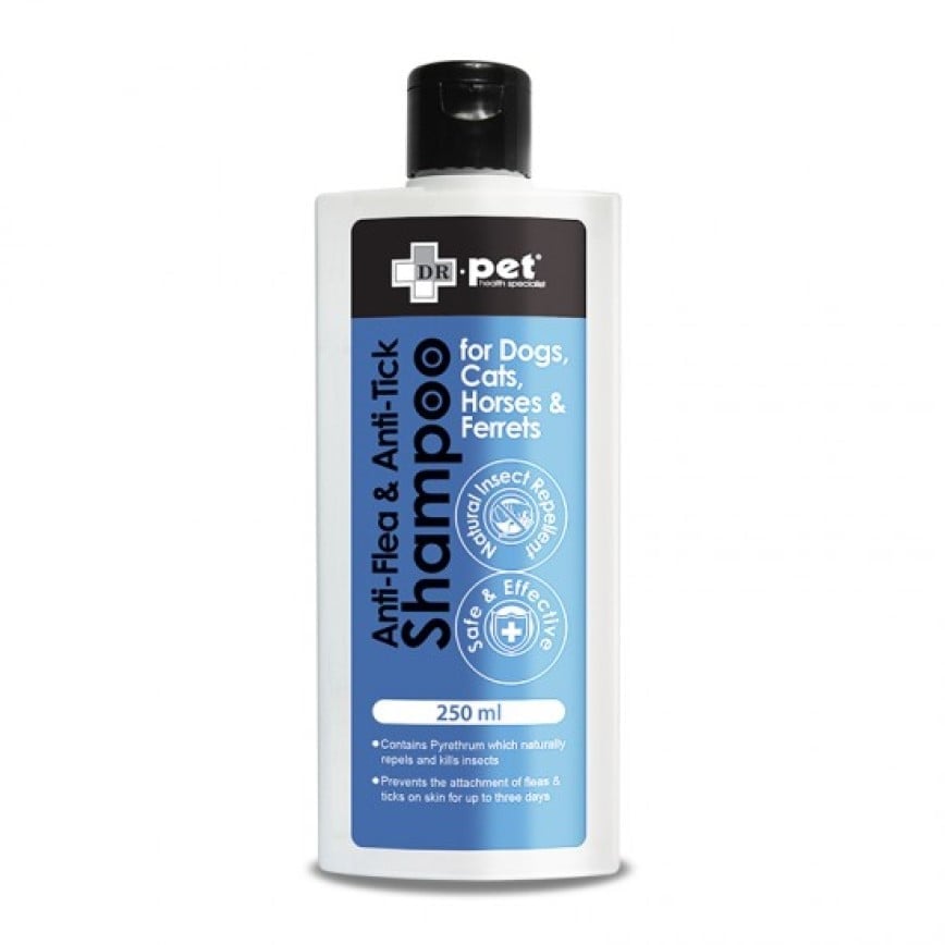DR.pet 醫立得洗毛液 抗跳蚤及牛蜱配方 250ml (貓犬用) (DP0031A) (img2)