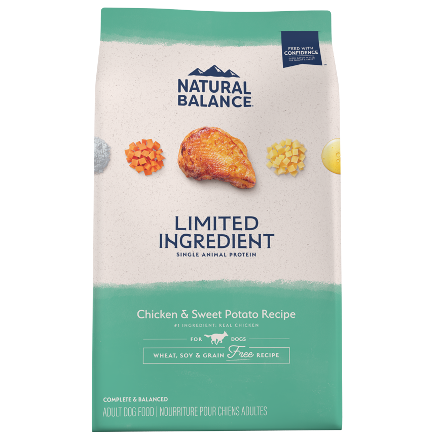 Natural Balance 狗糧 L.I.D. 無穀系 雞肉甜薯成犬糧 24lb (77360) (img2)