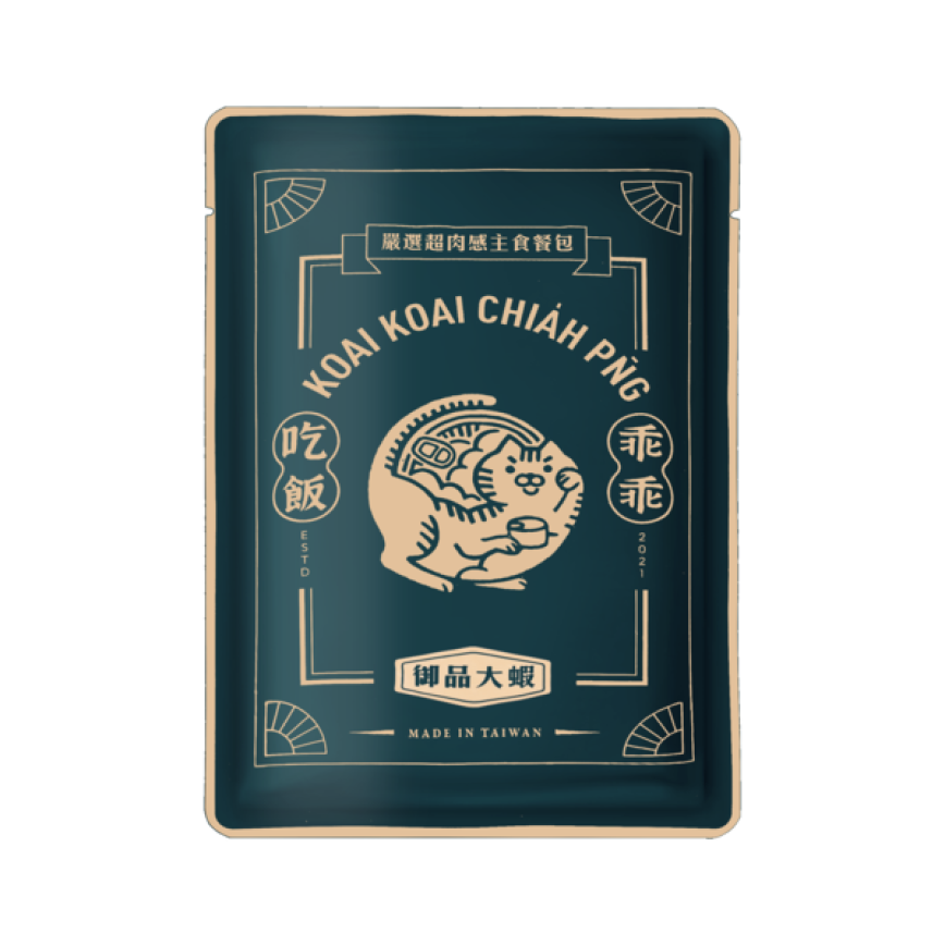 乖乖吃飯 貓主食餐包 御品大蝦獨享餐 100g (KKCP-0013-100) (img2)