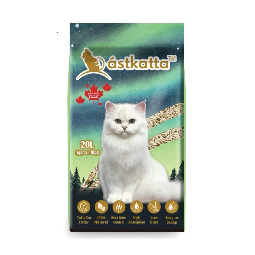 Astkatta Premium Tofu Cat Litter 20L (img2)