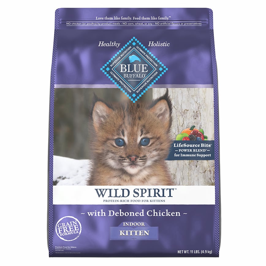 BLUE BUFFALO WILD Spirit Indoor Kitten Chicken Recipe 11lb (804718) (img2)