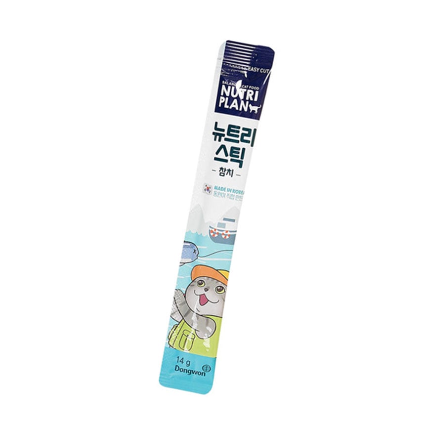 Nutriplan 貓肉泥 營養企劃 韓國肉泥餐包 吞拿魚 14g 1本試食裝 (FK CIAO) 夾袋 (img2)