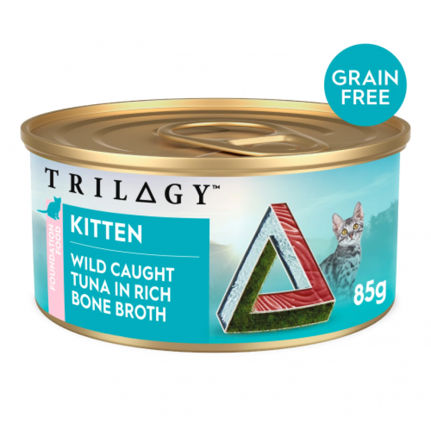 Trilogy 貓罐頭 無穀物肉絲幼貓主食罐 吞拿魚高湯 85g (SV20002) (img2)