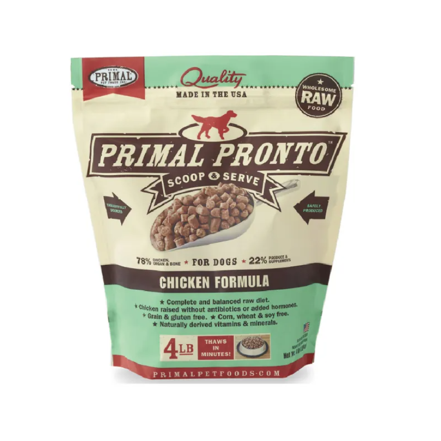 Primal 狗糧 急凍鮮肉粒系列 雞肉配方 4lb (PRCCF4) (需冷藏) (img2)