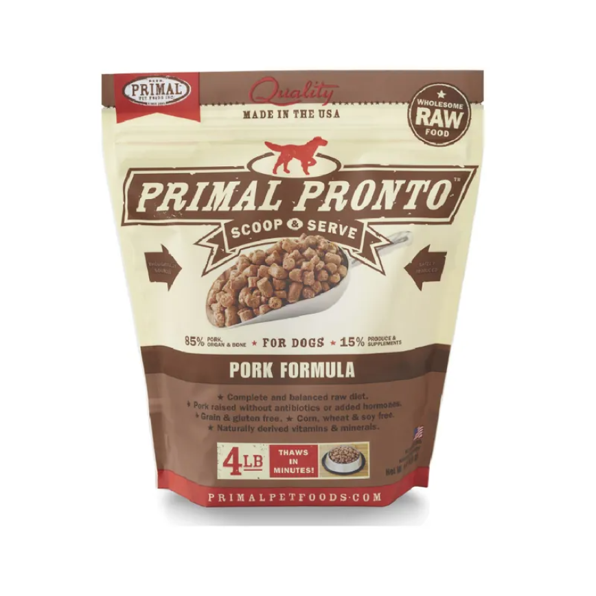 Primal 狗糧 急凍鮮肉粒系列 豚肉配方 4lb (PRCPKF4) (需冷藏) (img2)