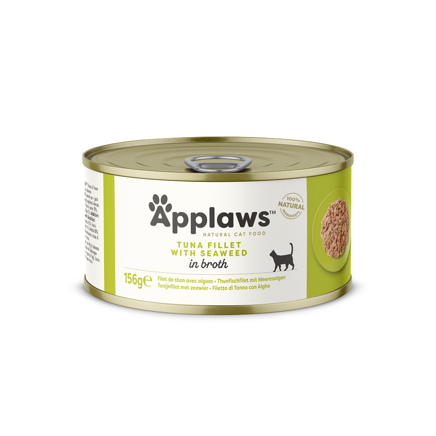 Applaws 貓罐頭 天然優質吞拿魚及紫菜 Tuna with Seaweed 156g (綠) (2009) (img2)