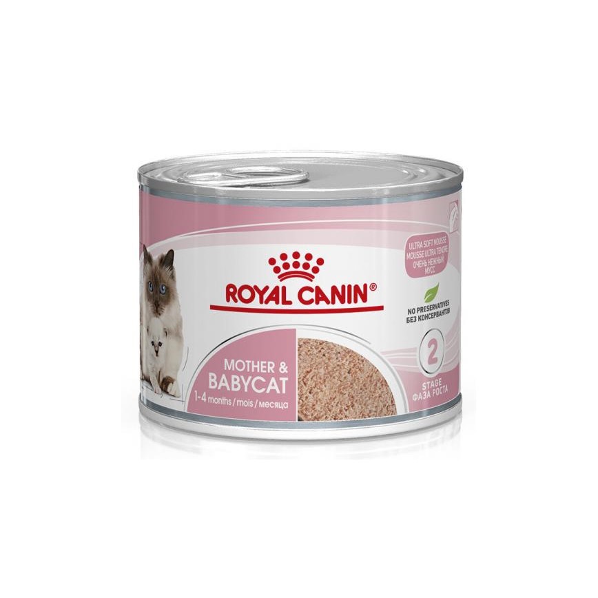 Royal Canin 法國皇家 貓濕糧 離乳貓及母貓營養主食罐頭 BB02 195g (3077200) (賞味期限 2026.03) (破損品) (img2)