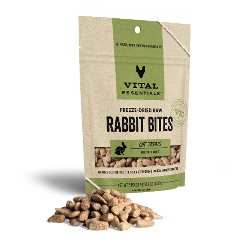 VITAL ESSENTIALS 凍乾貓零食 兔肉粒 0.9oz (694068) (img2)