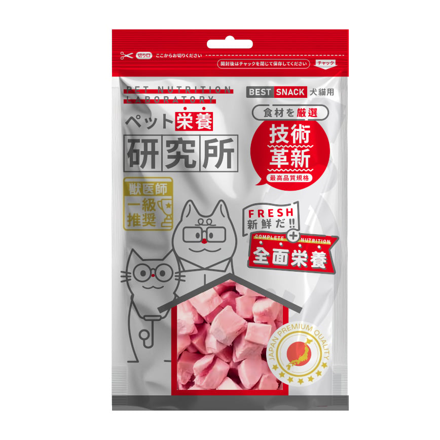 Pet Lab嚴選貓狗零食 凍乾小食 脫水草莓酸奶粒 60g (img2)