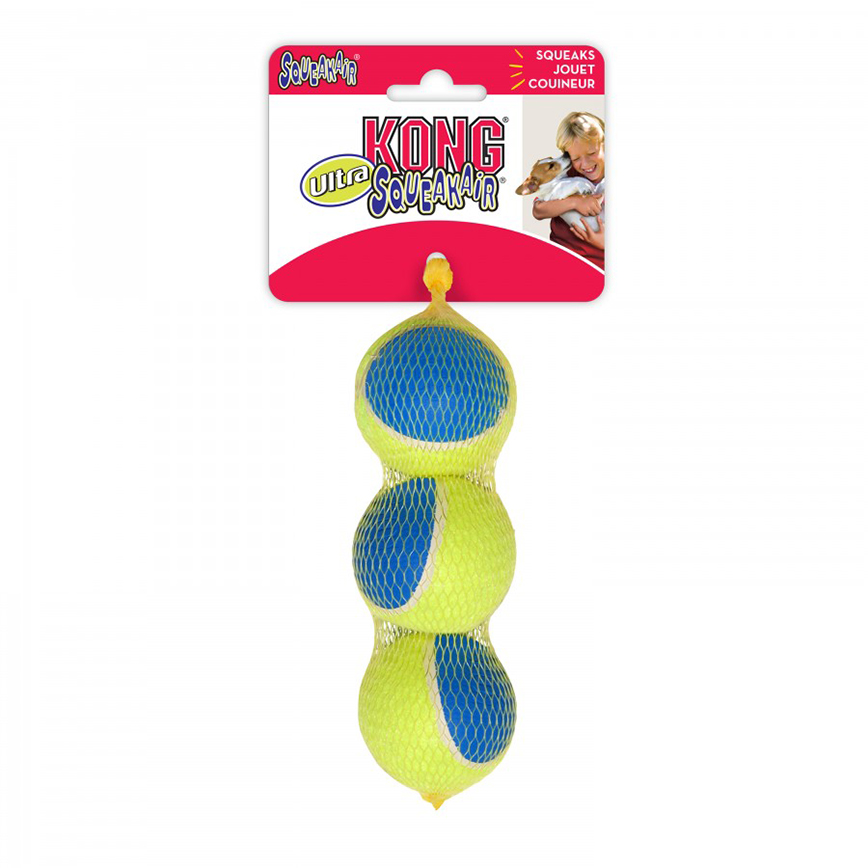 KONG Squeakair® Ultra Balls Ø = 7cm (3 piece/net) (66418) (img2)