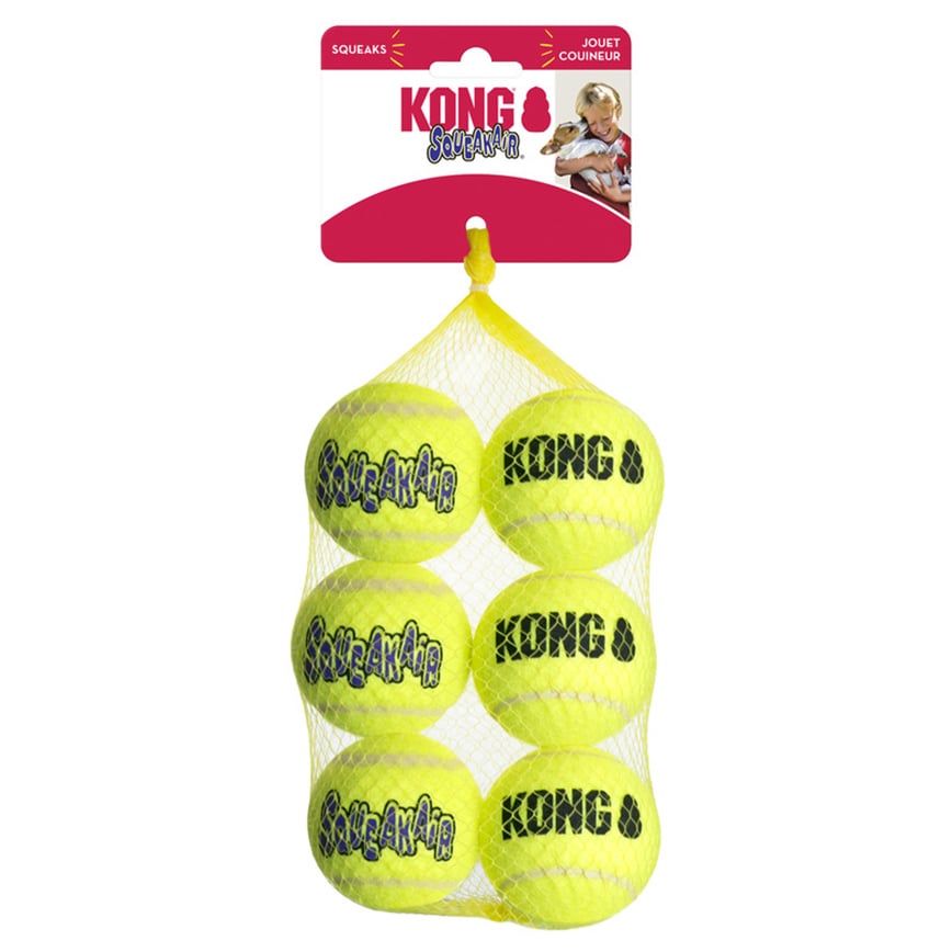 KONG Squeakair® Balls 6cm (6 piece/net) (67384) (img2)