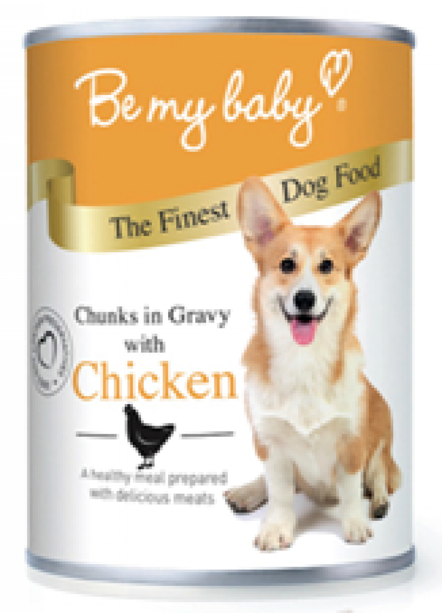 Be my baby 罐裝狗濕糧 汁煮雞肉 Chicken 370g (停售) (img2)