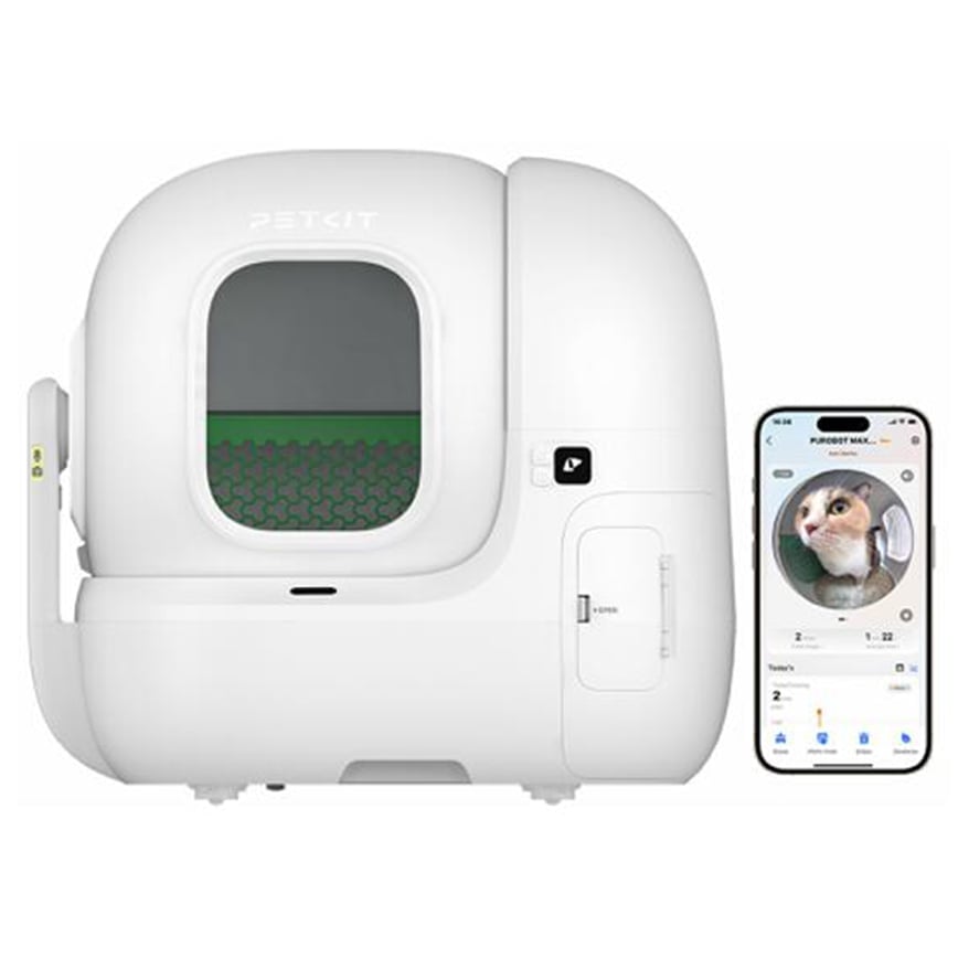 PETKIT PUROBOT MAX PRO AI智能全⾃動貓砂盆 貓廁所 白色 (pkt5a) (img2)