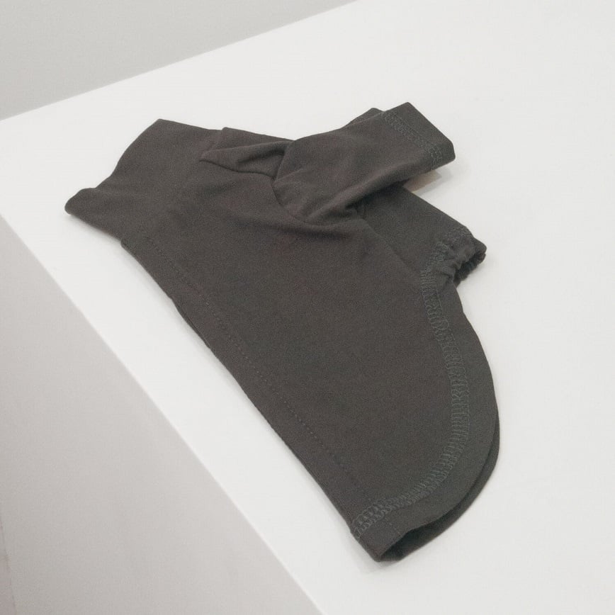 High quality organic whole cotton T-Shirt gray L (img2)