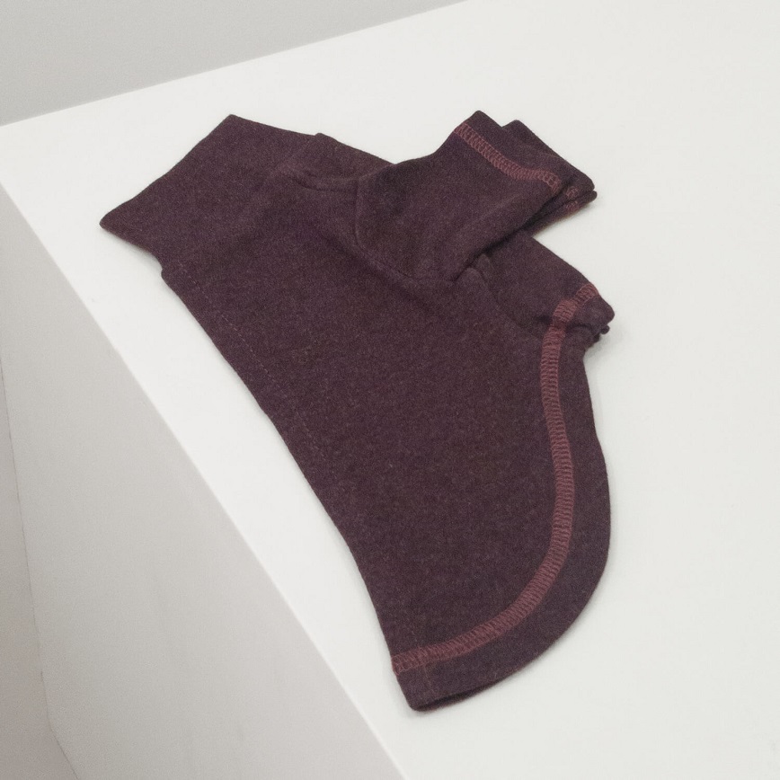 Alqo Wasi 舒適優質有機全綿T-Shirt 深紅色 XS (img2)