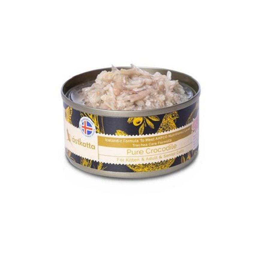 Astkatta Pure Crocodile Complete Formula Adult Cat Wet Food 80g (img2)