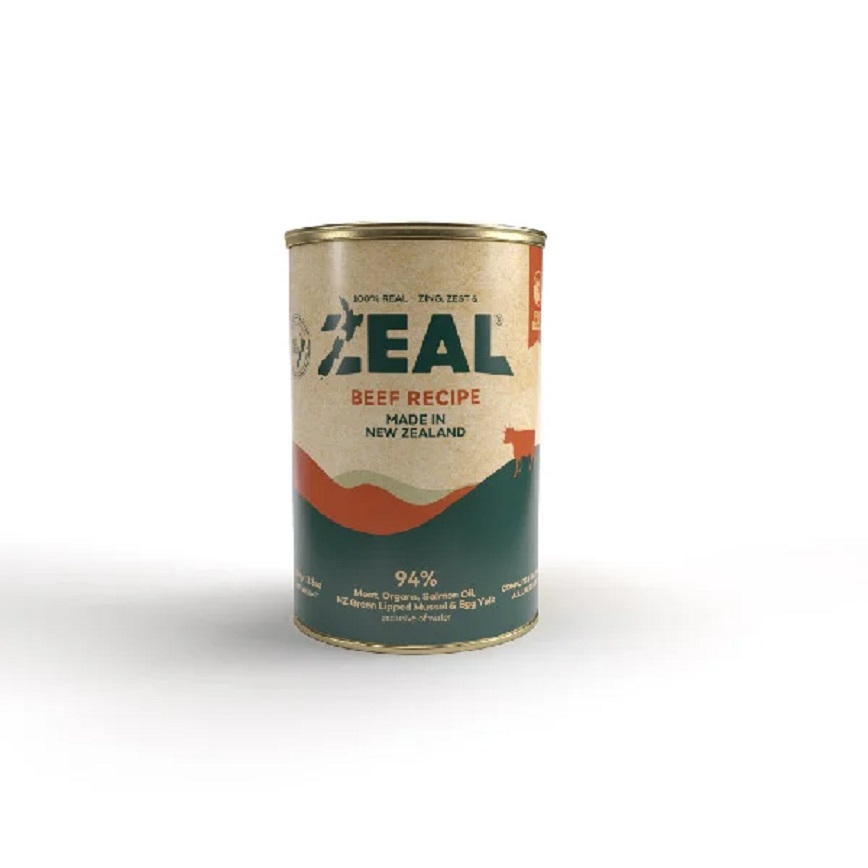 ZEAL Grain Free Canned Food Beef Recipe 390g (For Dogs) (img2)