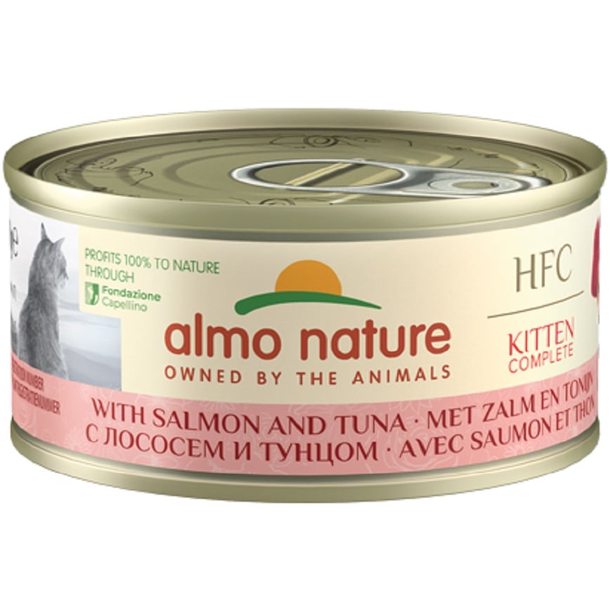 Almo Nature HFC Complete Salmon & Tuna for Kitten 70g (9429) (img2)