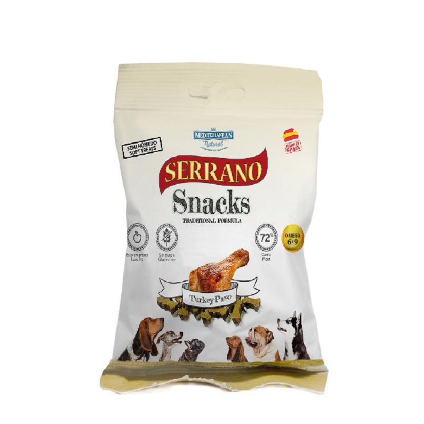 Mediterranean Natural Serrano Dog Snacks Turkey 85g (68173-85) (img2)