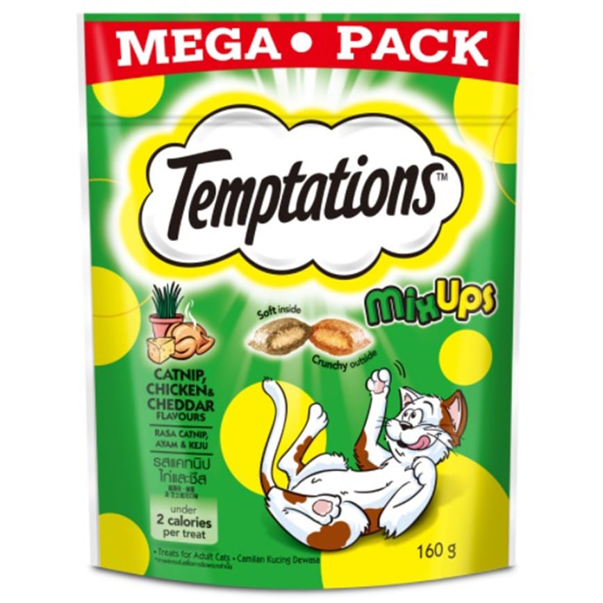 Temptations 三重奏貓零食 貓草雞及芝士口味 160g (10269759) (img2)