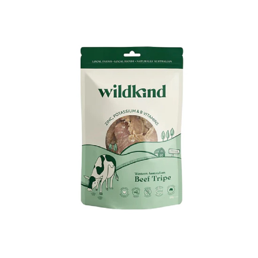 Wildkind Air-Dried Dog Treats Great Southern Beef Tripe 100g (img2)