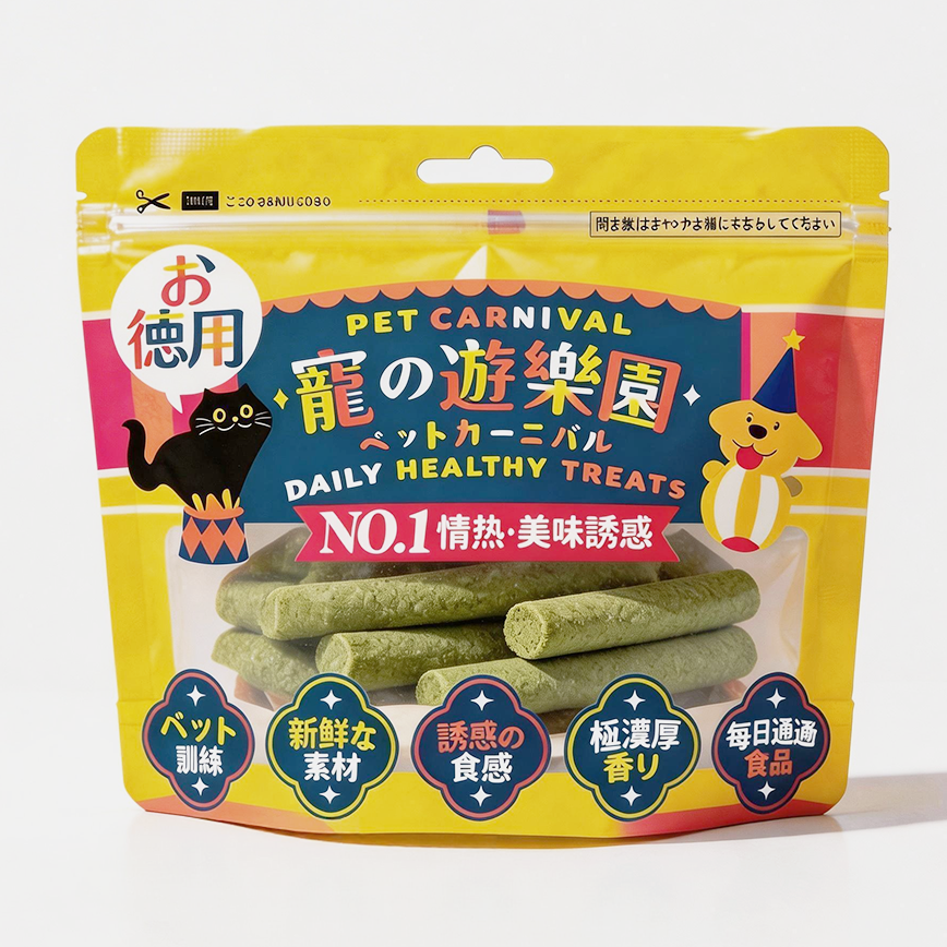 寵之遊樂園 凍乾 貓零食 貓草棒 50g (img2)