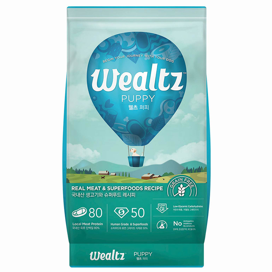 Wealtz 狗糧 幼犬配方 鮮雞肉+超級食物食譜 2.1kg (WDP2369) (img2)
