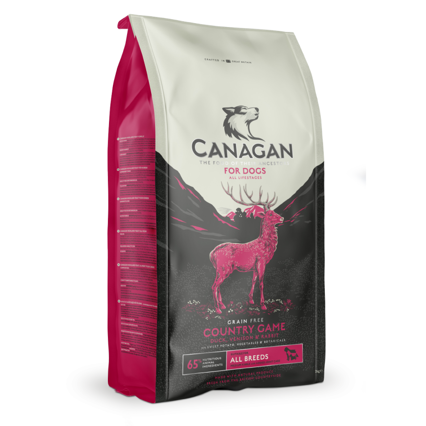 CANAGAN Dry Dog Food Country Game for Puppies & Adults 12kg (GG12) (img2)