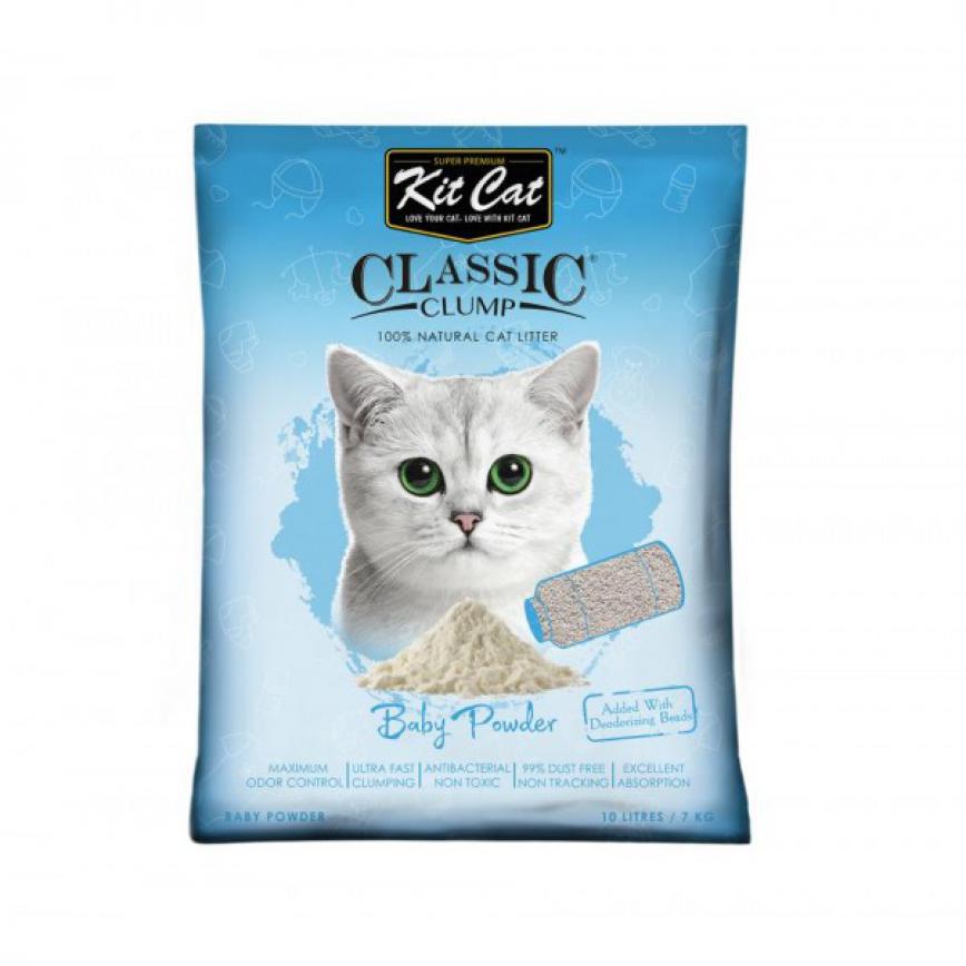 Kit Cat 天然凝結礦物砂 爽身粉味 10L (KC-002) (img2)