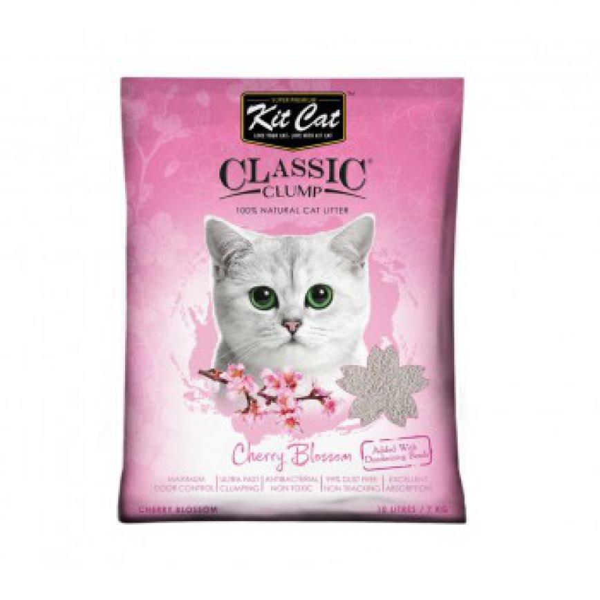 Kit Cat 天然凝結礦物砂 櫻花味 10L (KC-007) (img2)
